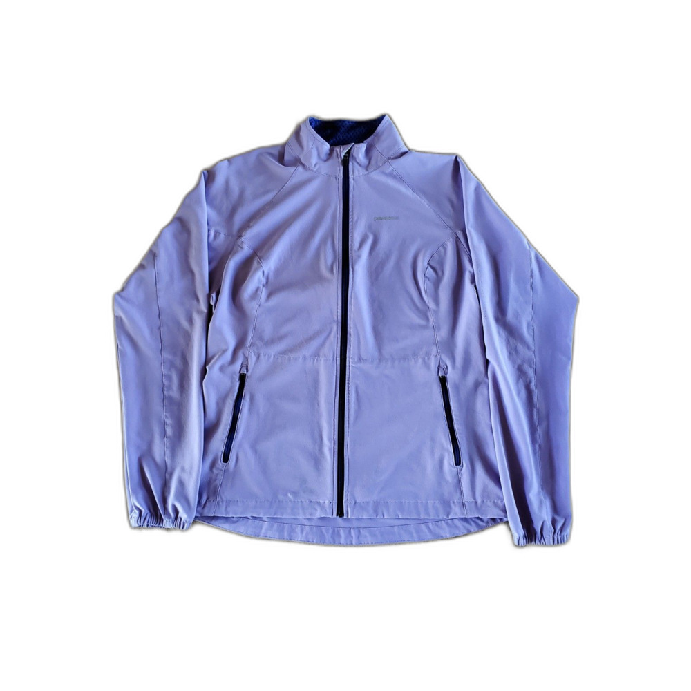 Patagonia Women's L Traverse Full Zip Lightweight Jacket Outdoor Layer Walk GUC
